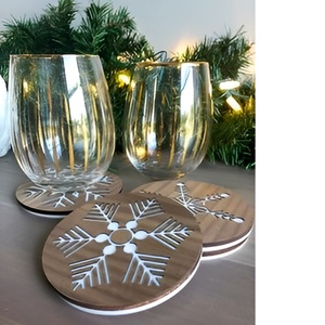 Sous-verres modernes de qualité supérieure personnalisés en gros de luxe naturel carré rond hexagone en bois pour boissons sous-verres gratuits - Product Image 5
