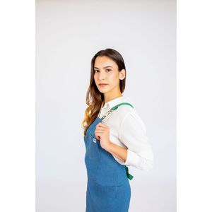 Overol de Mezclilla Verde Lavado a la Piedra, Elegante y Práctico para Uso Diario - Product Image 4