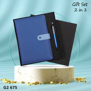 Gran oferta 2025, conjunto de regalo de cuero de negocios con logotipo personalizado, diario y bolígrafo de la mejor calidad para el Día del Padre y la Oficina - Product Image 6