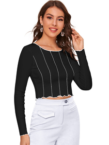 Premium Trendy <b>Black</b> Formal Western Tank <b>Tops</b> <b>for</b> <b>Women</b> Breathable Eco-Friendly Knitted Fabric Appliques <b>for</b> Office Export Use - Product Image 3