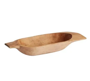 Tazón de masa Último estilo Diseño moderno Tazón de masa de madera en acabado natural Elegante para cocina Uso en el hogar en precio al por mayor - Product Image 4