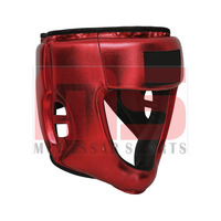 Nouvel Arrivage Casque de Boxe Enfant en PU Protection Intégrale du Visage Logo Personnalisé Réglable Respirant Durable Sécurité Double Sport Taekwondo Karaté