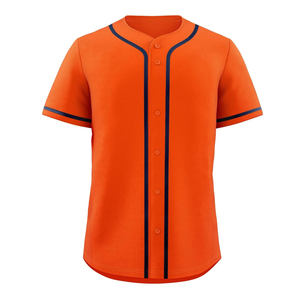 Maillot de baseball entièrement personnalisable avec nom logo et couleurs - Product Image 1
