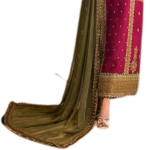 Venta caliente de alta calidad de diseño personalizado Punjabi Salwar Kameez ropa de fiesta de noche de seda transpirable para adultos para bodas Otros - Product Image 3