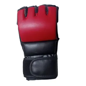 make own design MMA gloves manufacturer of mma gloves 100% high quality PU leather mma sparring gloves