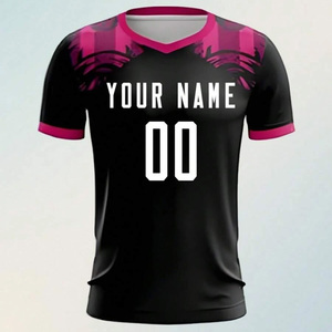 Uniformes de equipo de fútbol personalizados con tela transpirable OEM Jersey y pantalones cortos conjunto con servicios de impresión de etiqueta privada - Product Image 5