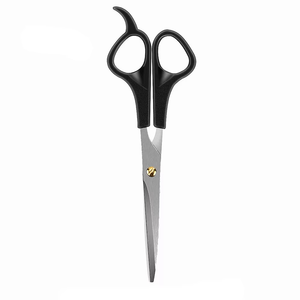 Cómodas tijeras de corte de pelo de peluquero, mango de plástico de Color negro, cuchilla afilada profesional, tijeras para el cabello, proveedor de herramientas de belleza - Product Image 5