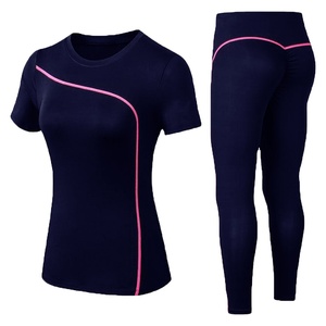 Conjunto de Shorts de Yoga de 2 Piezas para Mujer al por Mayor - Tirantes Ajustables, Cintura con Cordón, Impresión Personalizable, Ligero, Transpirable y de Secado Rápido - Product Image 1