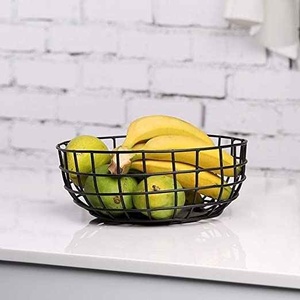 Cesta de frutas de acero inoxidable ecológica de primera calidad para decoración de cocina y mesa de comedor Diseño duradero y elegante personalizable - Product Image 3