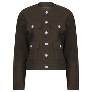 Nouvelle veste en jean d'hiver pour femmes de qualité supérieure coupe-vent en polaire épaisse chaude à la mode veste décontractée à col en fourrure Style vintage - Product Image 1