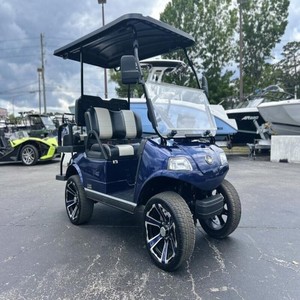 Voiturette de golf électrique de luxe 2023 pour 4 passagers, alimentée au lithium, véhicule utilitaire de quartier avec système audio à écran tactile - Product Image 1