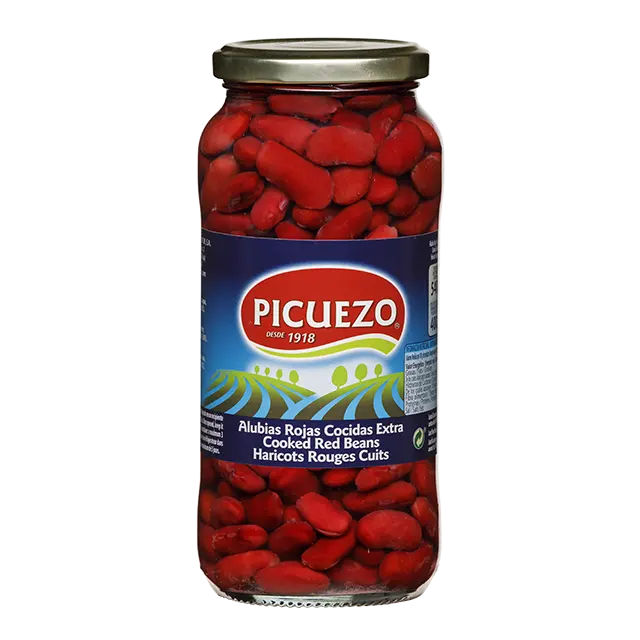 Top Pulses Preservas Made in Spain Leguminosas saudáveis de primeira qualidade Made in Spain Feijão vermelho cozido em jarra para Supermercado