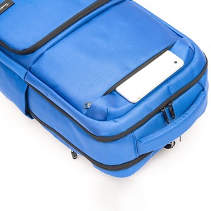 Sac à dos de randonnée, bretelles réglables, unisexe, gris, matière PU, minimaliste, multifonctionnel, léger - Product Image 3