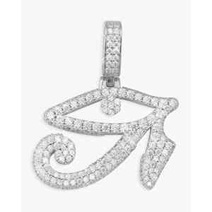 Collier Œil d'Horus avec pendentif en moissanite, bijou éblouissant et unique - Product Image 3