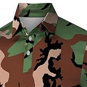 เสื้อโปโลปักโลโก้ระบายอากาศผ้าเจอร์ซีย์พิมพ์ลายสีพื้นแขนสั้นทำจากชุดเดรสเล่นกีฬา - Product Image 2