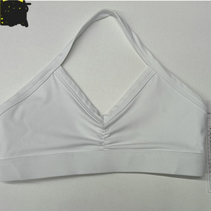 Custom Womens Sports Bra Quick Dry Shockproof Racerback Yoga <b>Crop</b> Tank <b>Top</b> High Strength Lapel Fitness Workout Sports Bra Women - Product Image 6