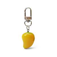 Mignon Porte-clés Pendentif Fruit 3D en Forme de Mangue, Breloque de Sac Portable, Cadeau Nouveauté en Gros