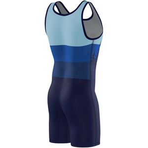 Vêtements de sport de lutte et d'haltérophilie personnalisés 2026, imprimés par transfert thermique, 100 % polyester, respirants, à séchage rapide, col rond, fabriqués au Pakistan - Product Image 4