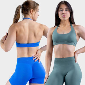 OEM Personalizar la espalda cruzada Sexy Transpirable Mujeres Deportes Fitness Yoga Sujetador Prendas de abrigo Correr Entrenamiento Yoga Sujetador para mujeres - Product Image 2