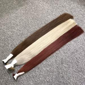 Haute Qualité 100% Extensions De Cheveux Vierges En Gros CHEVEUX FLATTIP Naturel Droit Grand Stock Couleur Claire Vietnamien Cheveux Bruts - Product Image 4