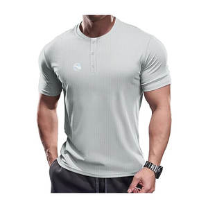 Camiseta deportiva de gran tamaño para hombre, 100% de algodón, con estampado personalizado, Jersey sólido de alta calidad, logotipo bordado, manga corta - Product Image 3