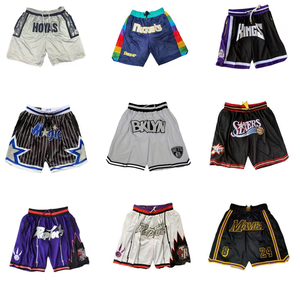 Shorts de basketball NBA 2025 – Qualité supérieure, design personnalisé avec broderie des 30 équipes, respirants – Vente en gros de shorts NBAA - Product Image 1