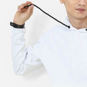 Sudaderas con Capucha de Felpa Francesa de Alta Calidad, Hombros Caídos, Sin Cordones, Estilo Holgado para Hombre - Product Image 3