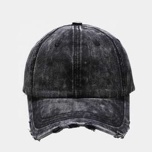 Nouvelle casquette de Baseball Vintage en Denim pour femmes hommes Soft Top casquette à bord incurvé bec de canard pour la Protection solaire de rue - Product Image 6