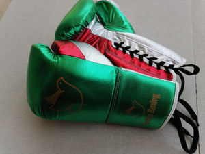 Gants de boxe en cuir professionnels de haute qualité, best-seller, 11 pouces, pour adultes, fabriqués au Pakistan, évacuation de l'humidité - Product Image 3