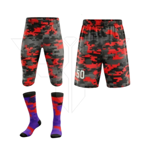 Lightweight Wholesale American Football Uniform High Neck <b>Adjustable</b> <b>Strap</b> Short Sleeve 100% Polyester Quick Dry Breathable All - Product Image 4