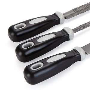 Kit de 3 limes à bois professionnelles de type Bastard, essentiel pour la réparation de meubles, ensemble de râpes à bois - Product Image 4