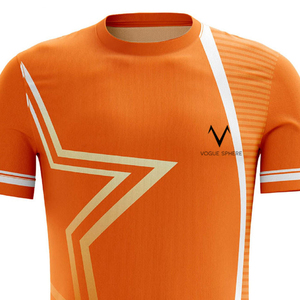 Jersey de Fútbol Corto Sublimado con el Mejor Diseño, Secado Rápido, Transpirable, 100% Poliéster, Uniformes de Fútbol Personalizados para Equipos, OEM - Product Image 4