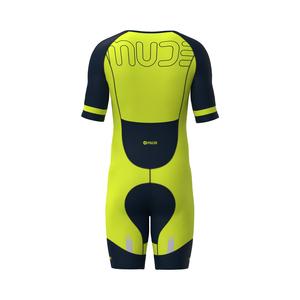 Traje de Ciclismo para Hombre GIRO-1 Amarillo - Conjunto de Jersey de Manga Corta y Pantalones Cortos Transpirables para Verano, Ropa Personalizada para Equipos - Product Image 5