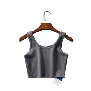 Fortune Apparel Nouvelle Collection Printemps/Été 2026 Débardeur Femme Effet Seconde Peau, Doux pour la Peau, à Bretelles, Dos Nœud, Ample et Respirant - Product Image 1