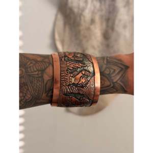 Elaine Becenti Fashion Cuff <b>Bracelet</b> <b>Copper</b> Story Teller - Product Image 2