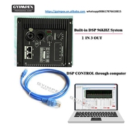 Módulo Amplificador DSP Clase D Profesional Activo de 3 Canales con Construcción Metálica 900W+900W+1800W PFC Power Amp