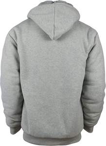 เสื้อมีฮู้ดโอเวอร์ไซส์ผ้าฝ้าย100% สีพื้น - Product Image 4