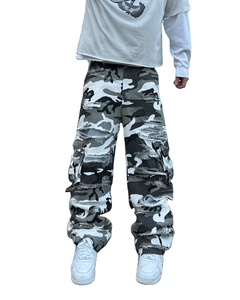 Pantalones Cargo de Camuflaje Desgastado Personalizados para Hombre, Estilo Urbano 2026 - Product Image 1