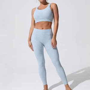 Conjunto de Yoga para Mujer de Alta Calidad, Venta Directa de Fábrica, Ropa Deportiva, Conjunto de Yoga sin Costuras para Mujer, Venta en Línea - Product Image 1