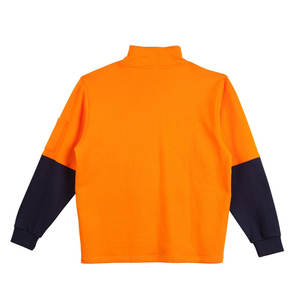 Sudadera con Capucha para Hombre, 100% Algodón, Corte Holgado, Resistente al Viento, Invierno, Alta Visibilidad, con Bolsillos Tipo Canguro - Product Image 6