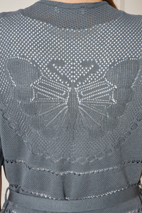Cárdigan largo de Primavera de manga corta para mujer, ropa informal, ropa de playa, Poncho de servicio ODM OEM personalizable - Product Image 4