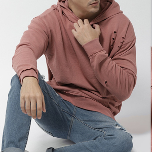 Fabrication de sweats à capuche personnalisés 100% coton pour hommes Vintage Basics saison d'hiver Techniques de teinture unie impression numérique - Product Image 5