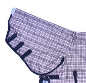 Excellent 1200 Denier Rip-Stop Turnout Horse Rugs Strong and Durable Waterproof Cotton Fleece Mesh Shell Equine Winter Combo - Product Image 4