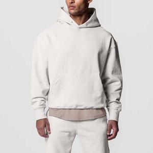 Mayorista de alta calidad Precio barato 100% Algodón Ropa básica para hombres Sudaderas con capucha y sudaderas Ropa deportiva Casual en blanco - Product Image 1