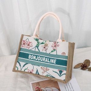Sac en jute personnalisé recyclé de haute qualité sacs fourre-tout en jute avec poignées en cuir vente en gros - Product Image 6