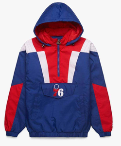 Veste coupe-vent pour homme, demi-zip, légère, veste américaine à enfiler, vintage, années 1990, rétro, sport, randonnée, coupe-vent - Product Image 5