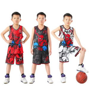 Kit de camiseta de baloncesto de uniforme de baloncesto de diseño personalizado de alta calidad para niños conjunto de uniforme de bola de Beasket - Product Image 1