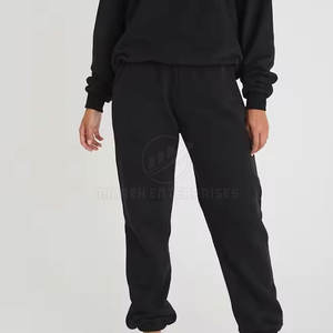 Recién llegado, pantalones de chándal de lana de algodón 100% clásicos, ligeros, de cintura media, de estilo informal, de secado rápido, que ofrecen servicio OEM a la venta - Product Image 1