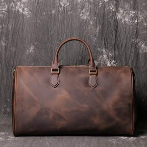 Custom Luxury Multifunction <b>Weekend</b> <b>Mens</b> Duffel Leather Travel <b>Bags</b> - Product Image 3