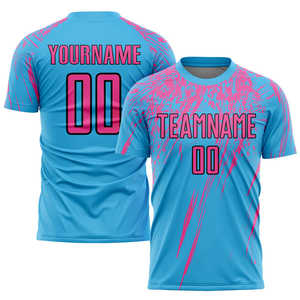Camiseta de fútbol personalizada para hombre, sublimada camiseta de fútbol, uniforme ligero transpirable, ajuste atlético, ropa de partido que absorbe la humedad - Product Image 1